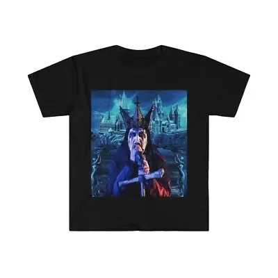 Unisex Soft Cotton T-Shirt. King Diamond. Mercyful Fate.