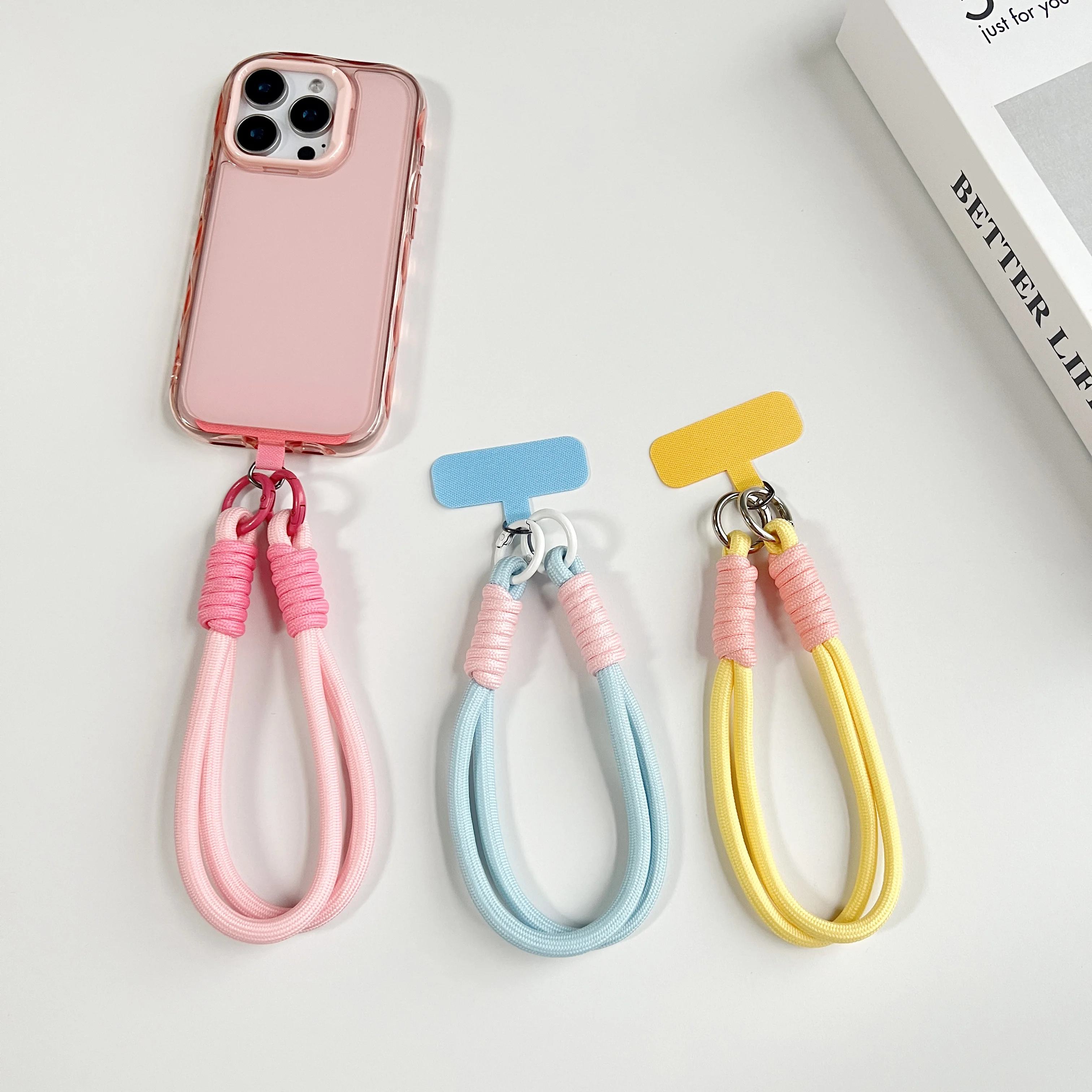 

Universal mobile phone strap, wrist strap, short rope, hand strap, hand rope, decorative pendant, new handmade woven universal strap