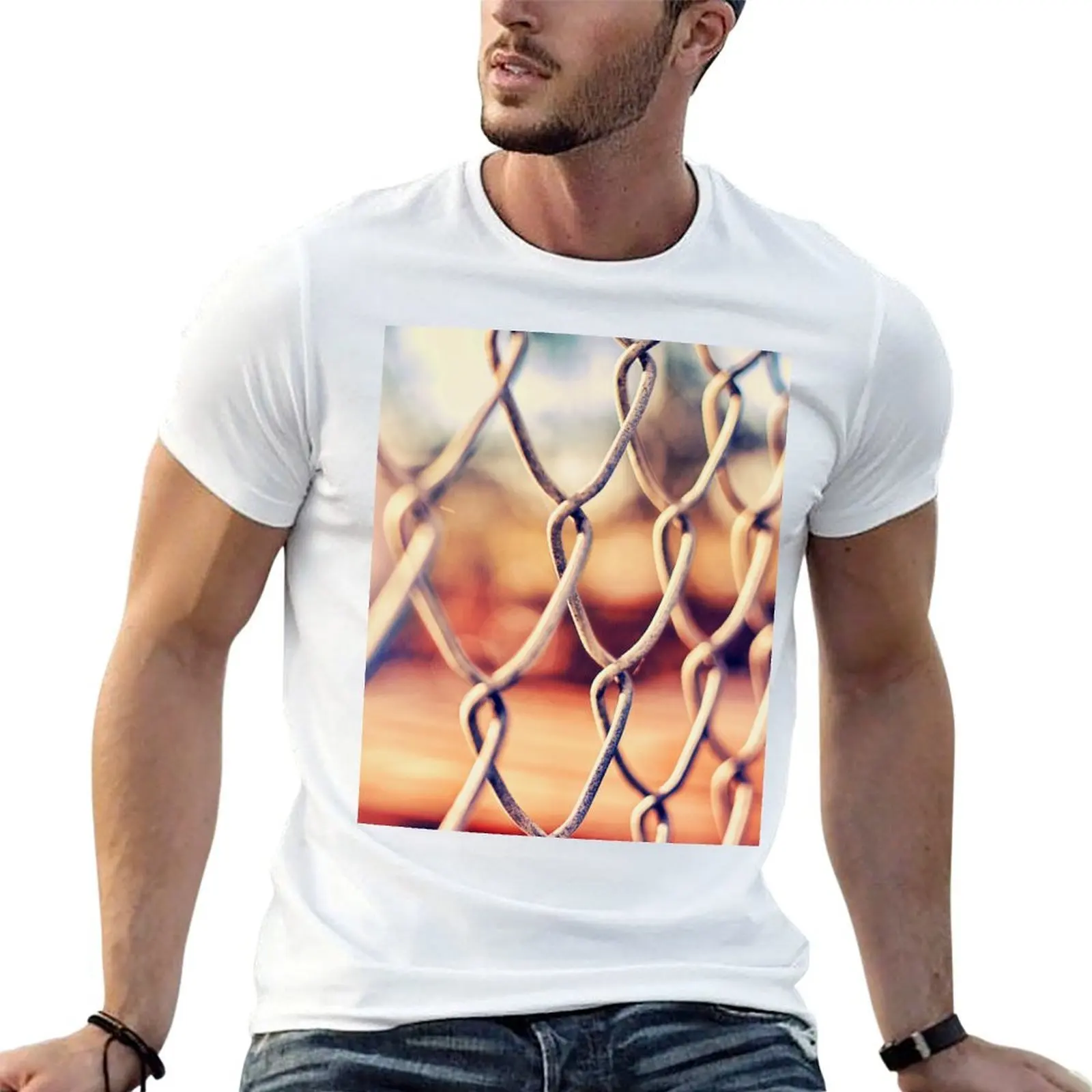 Fence T-Shirt anime t shirts for man man t shirts graphic funny t shirts dark humor T-shirt