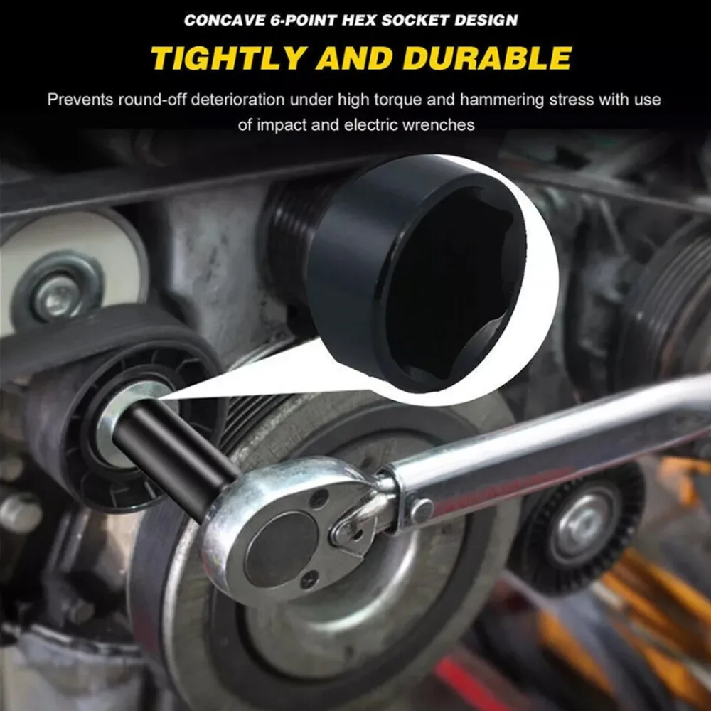 1/2 بوصة محرك 6 نقطة مقبس التصادم مجموعة محرك متري وجع المقبس مقبس التصادم العميق هوائي وجع رئيس أدوات إزالة الإطارات #5