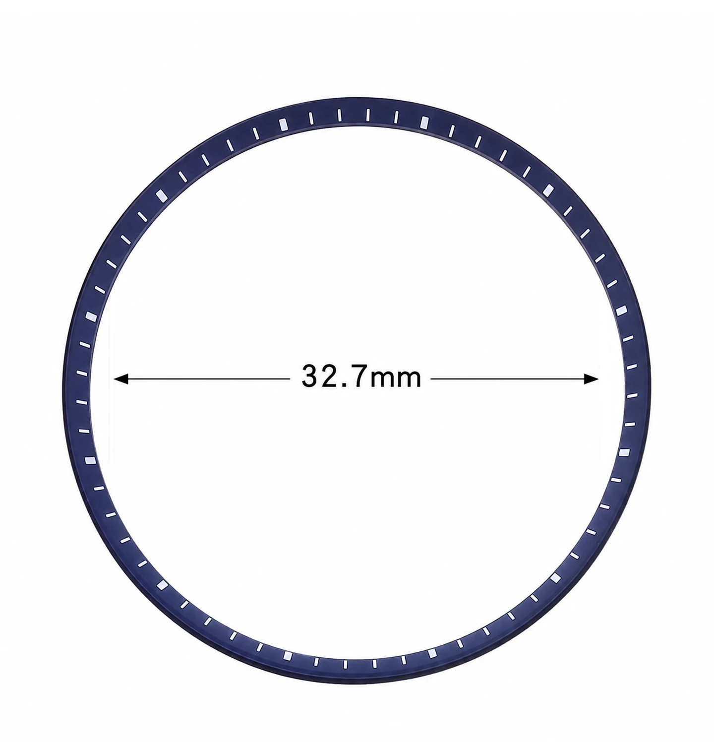 MDV 106 Watch Ring for Casio Swordfish MDV-106 MDV-107 Series Watch Plastic Ring Scale Ring 32.7mm  Inner Ring Accessories