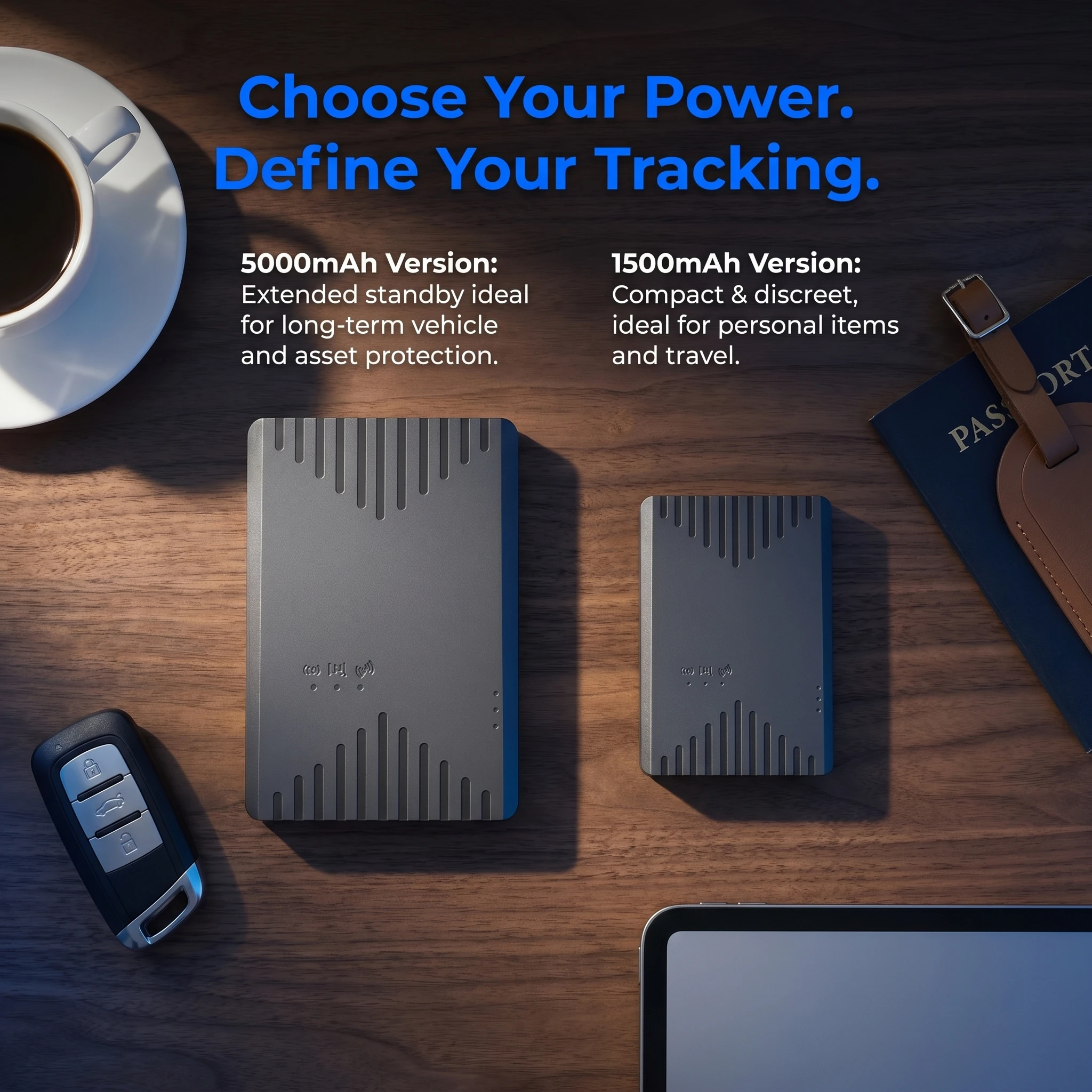 2026 BEST Car Tracker 4G Magnetic GPS Vehicle Tracker With 1500mAh/5000mAh Battery For Motorcycle Truck Business Fleet Free APP