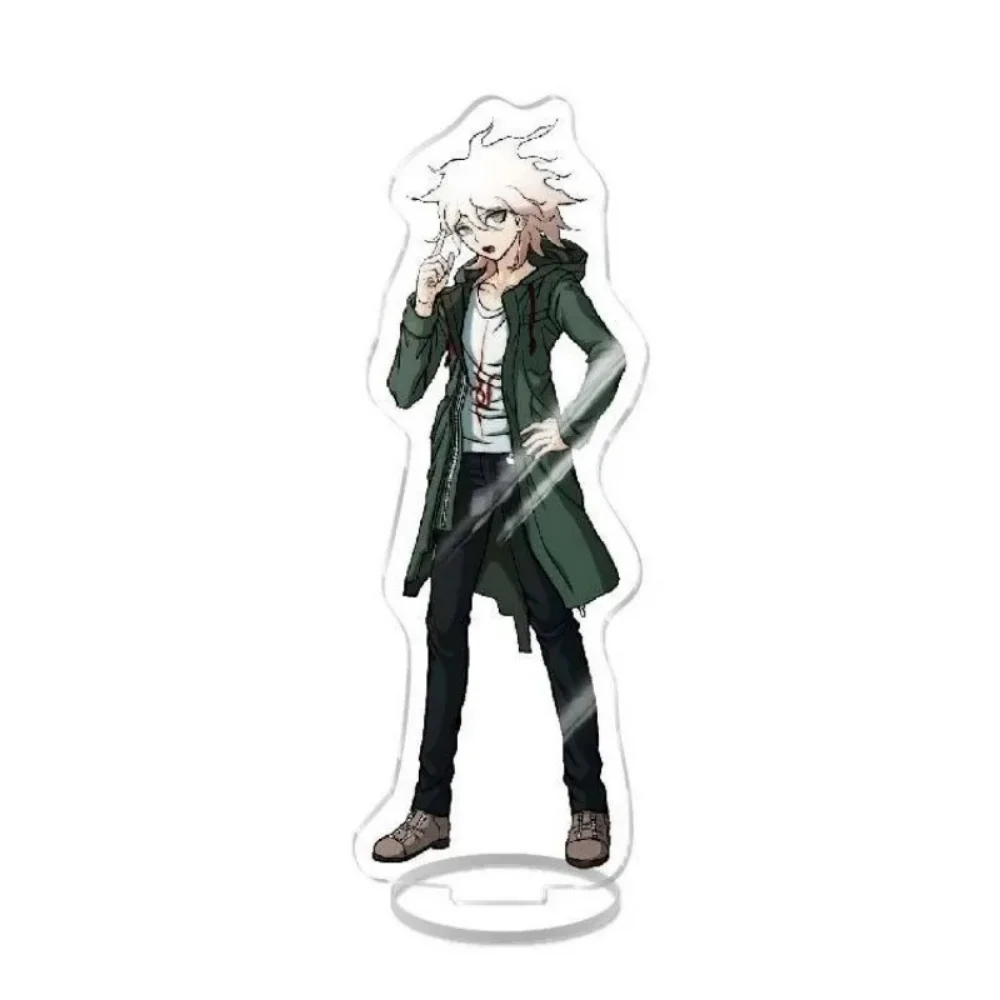 Danganronpa Nagito Komaeda Kokichi Ouma 15CM Cute Anime Acrylic Stand Keychain Room Decoration Cosplay Desk Decor Collect Gifts
