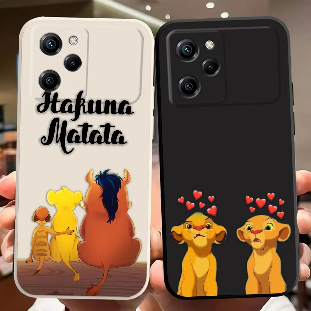 

The Lion King HAKUNA MATATA Custom Phone Case For Xiaomi 10T 11 11T 12 12T 13 14T 15 POCO F5 F6 F7 M3 M4 M5 M7 X3 X4 GT X5 Case