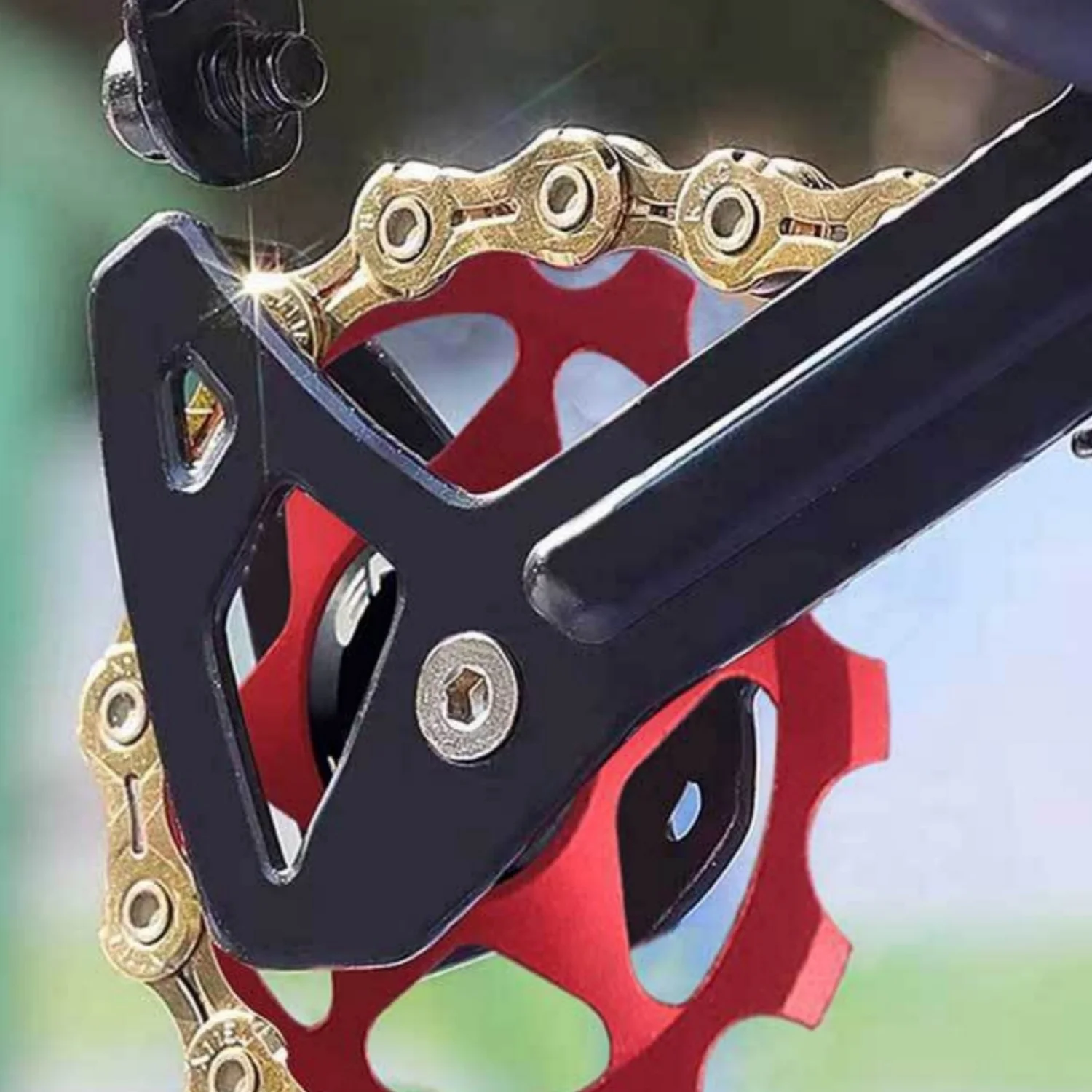 Universelles Fahrrad-Aluminiumlegierungs-Umlenkrad für Schaltwerk, 11T 13T, MTB Metall-Lager-Umlenkrolle für 4/5/6mm – Detail 7