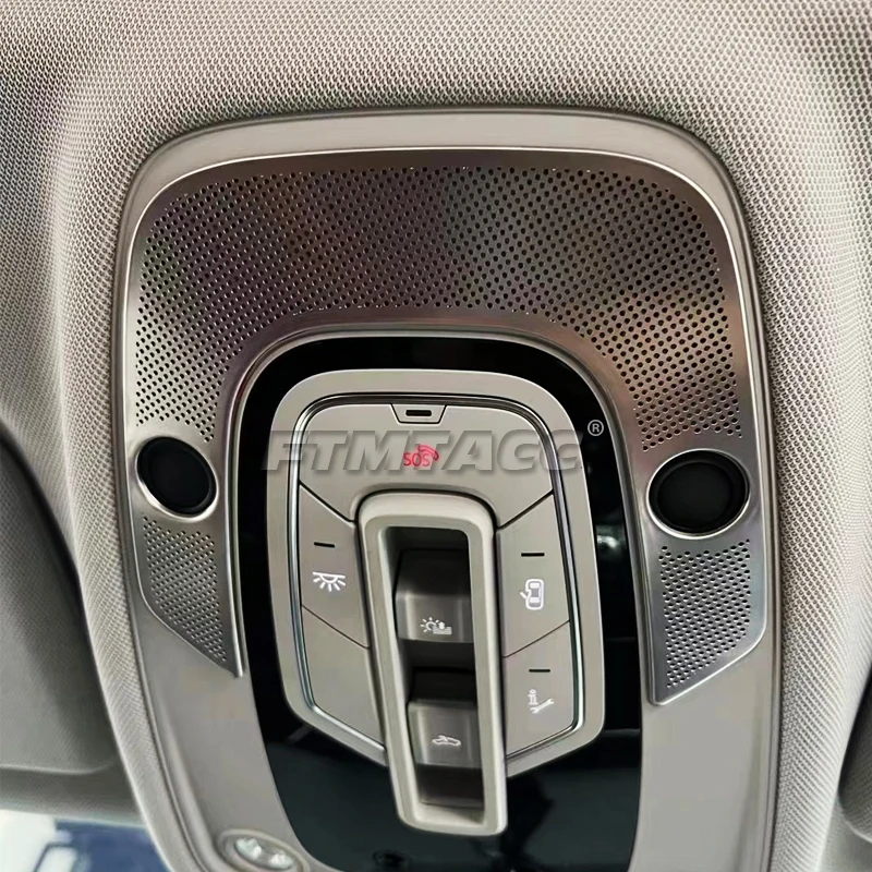 Für audi q8 2012-2015 Auto Styling Innen Audio Lautsprecher Front Lese lampe Lautsprecher Dekoration Abdeckung Aufkleber Zubehör