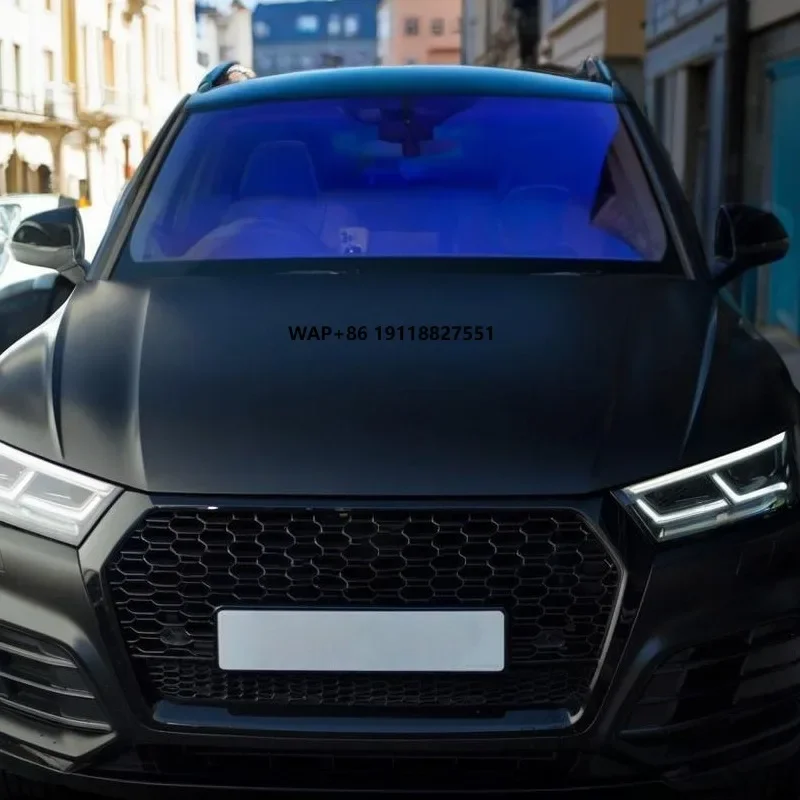 

New Dark Red Chameleon Film Truck Car Side Windshield Tint Foil VLT 31% Explosion Proof Control Solar Glass Film 99%UV