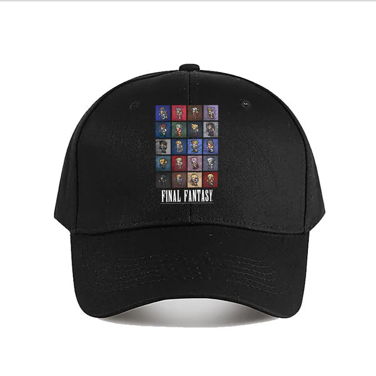 

Final Fantasy Retro Character Grid Art Print Baseball Cap