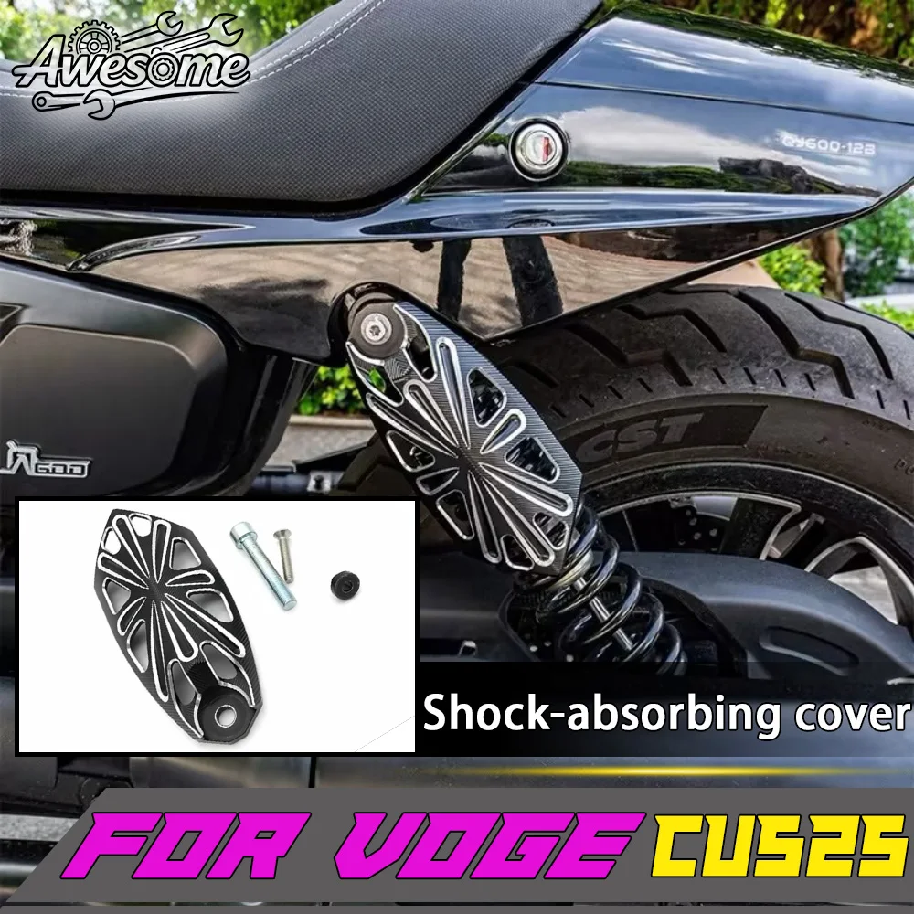 Rear Shock Absorber Cover For VOGE CU525,  Rear Suspension Protector Guard Mod Accessories