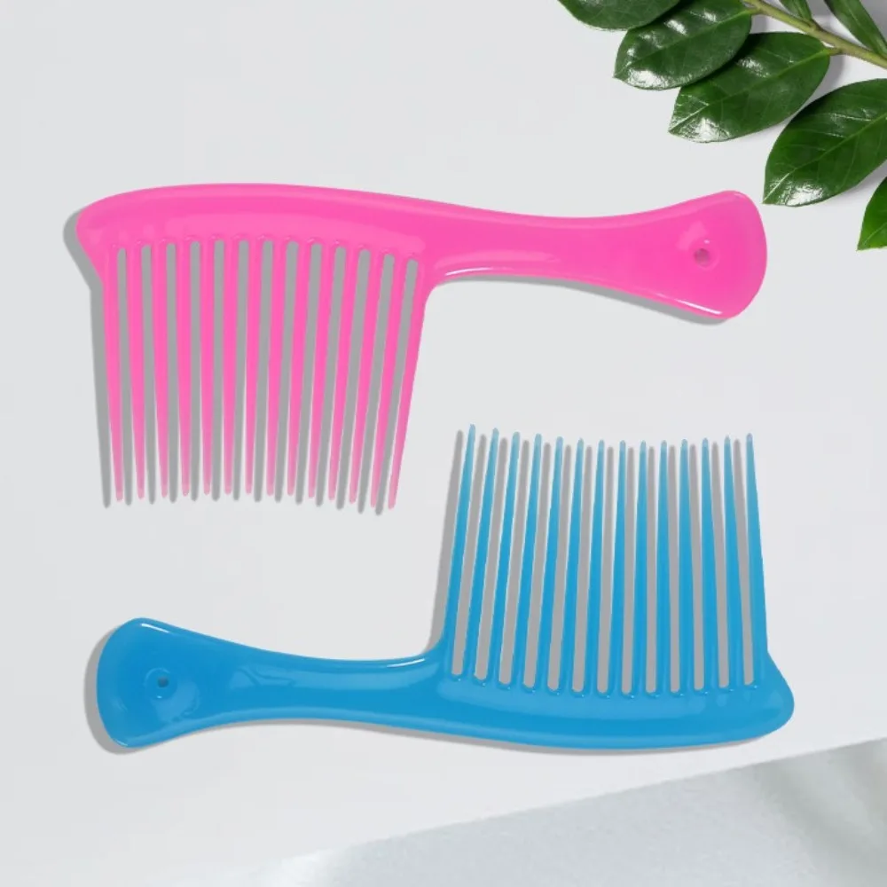 Hairdressing Large Wide Tooth Comb Anti-static Smoothing Comb Dyeing Styling Brush Styling Tool Professional Oil Head Comb Salon