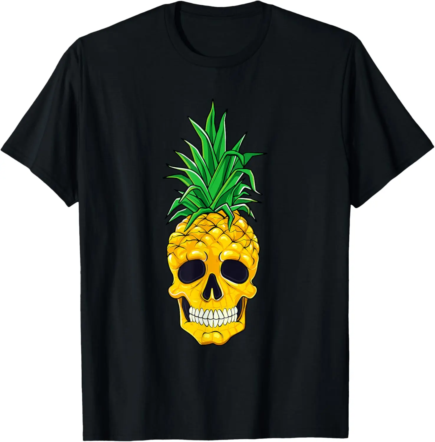 

Hawaiian Pineapple Skull Summer Halloween Costume Goth