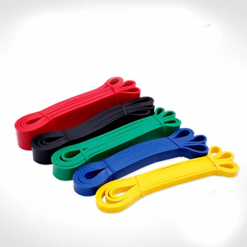 2026 2026 New Arrival Eco-Friendly Fitness Elastic Latex Yoga Pull-Up Stretch Workout Resistance Loop Bands Set Long Exercise Ba