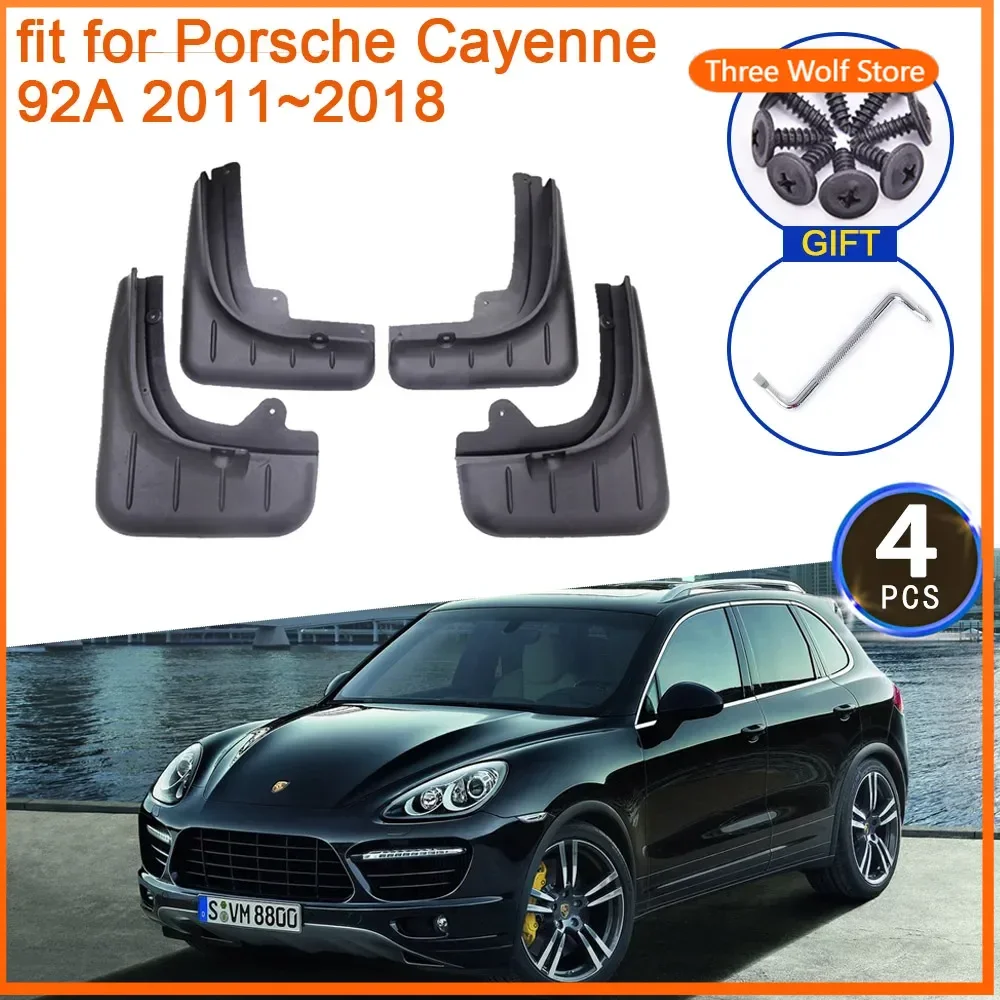 

Для Porsche Cayenne 92A 958 2011 ~ 2018 2012 2015 2016 брызговики крылья защита от брызг передние и задние колеса аксессуары