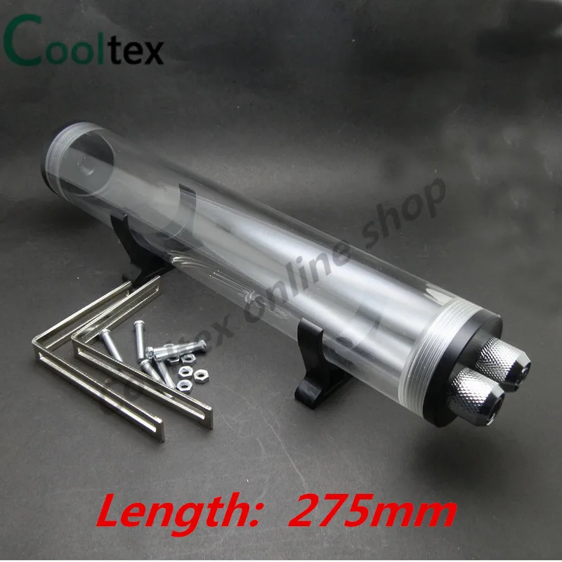 

100% New 275mm Cylindrical Acrylic Water Tank For Computer Water Cooling Tank Cooler With Installation Accessories