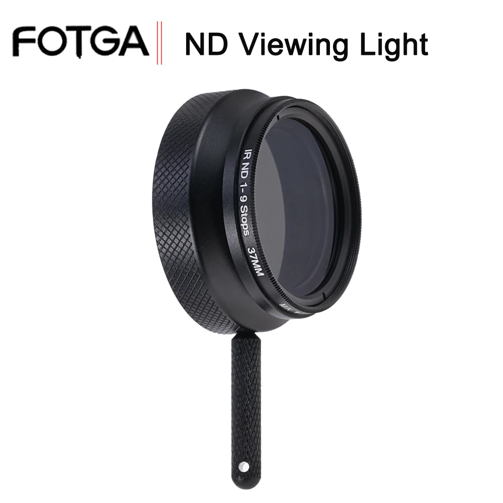 FOTGA Viewing Filter Optical Glass 9 Gears Adjustable Photography Filters For Cinematographer Lighting Engineer Camera Accessory