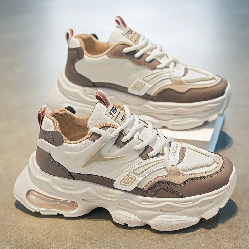 

Новые кожаные мужские кроссовки, модные молодежные повседневные прогулочные студенческие модные кроссовки, дышащая мягкая спортивная обувь