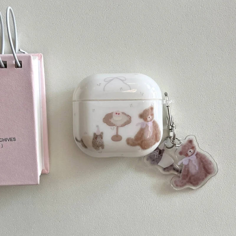 

Red Panda Dessert Earphone Cover Compatible with Appleairpods3/4Cartoon anti-fallPRO2/PRO3Personality