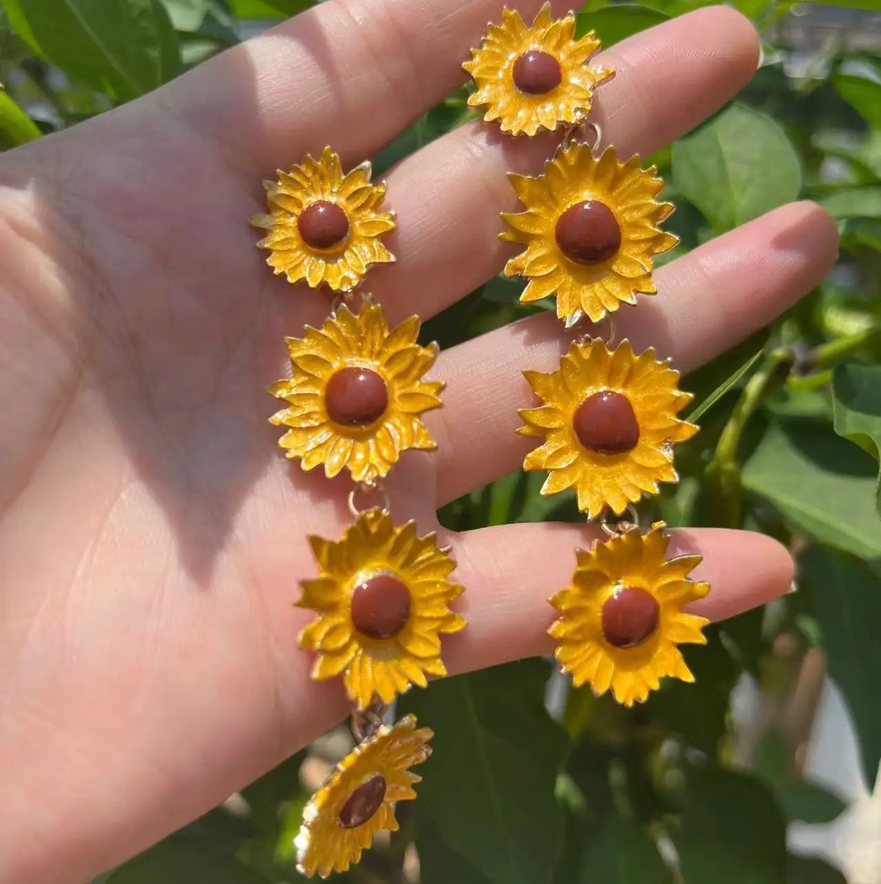 2024 Zomer Vakantie Nieuwe Legering Zonnebloem Oorbellen Voor Vrouwen Sieraden Geschenken