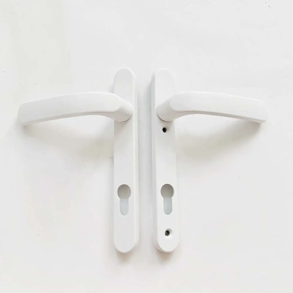 Aluminum Alloy Handle for Aluminum Alloy Door Black White 85mm  Center Distance Hole Distance  115mm