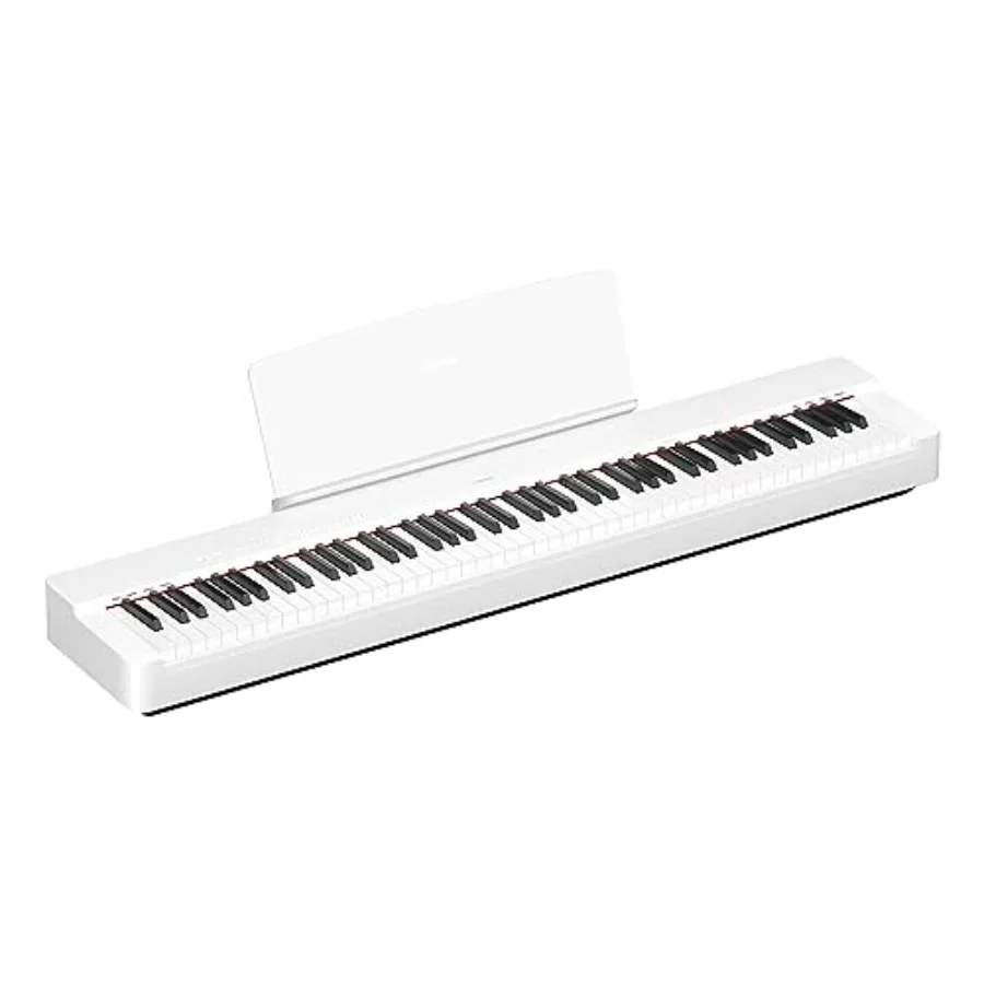 

88-Key Digital Piano for Home Practice, Walnut Finish Wooden-Grain ABS Plastic, Natural Weighted Hammer Action Keys, Portable w