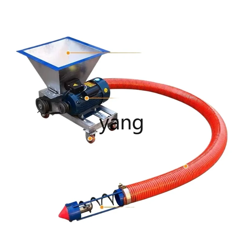 CX large suction hopper type backward feeding machine corn wheat rice sand hose grain pumping machine