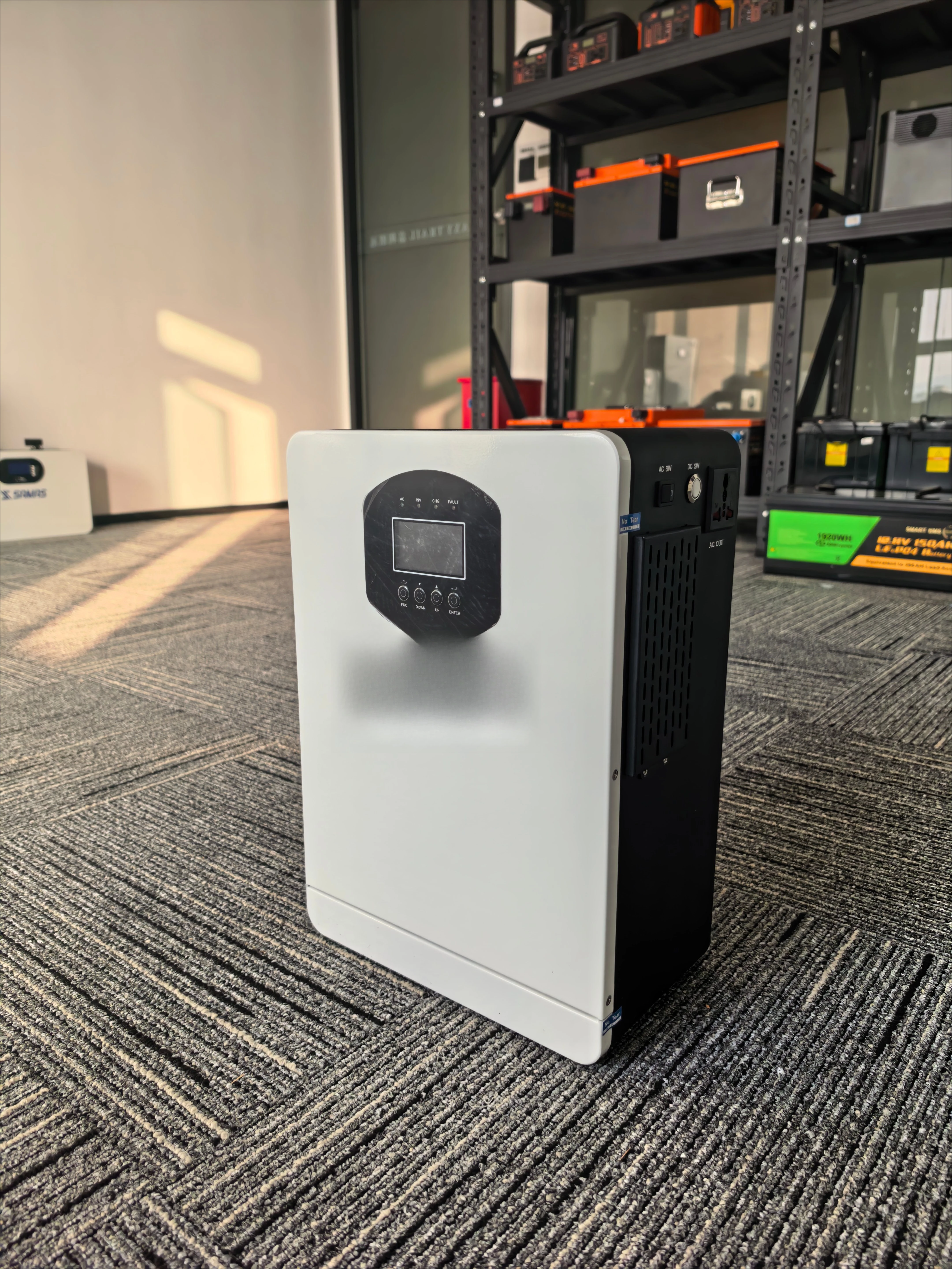 SAMAS All-in-One Solar Off-Grid LiFePO4 Lithium Battery Bank BMS Wall-Mounted Home Energy Storage System Inverter 5kWh