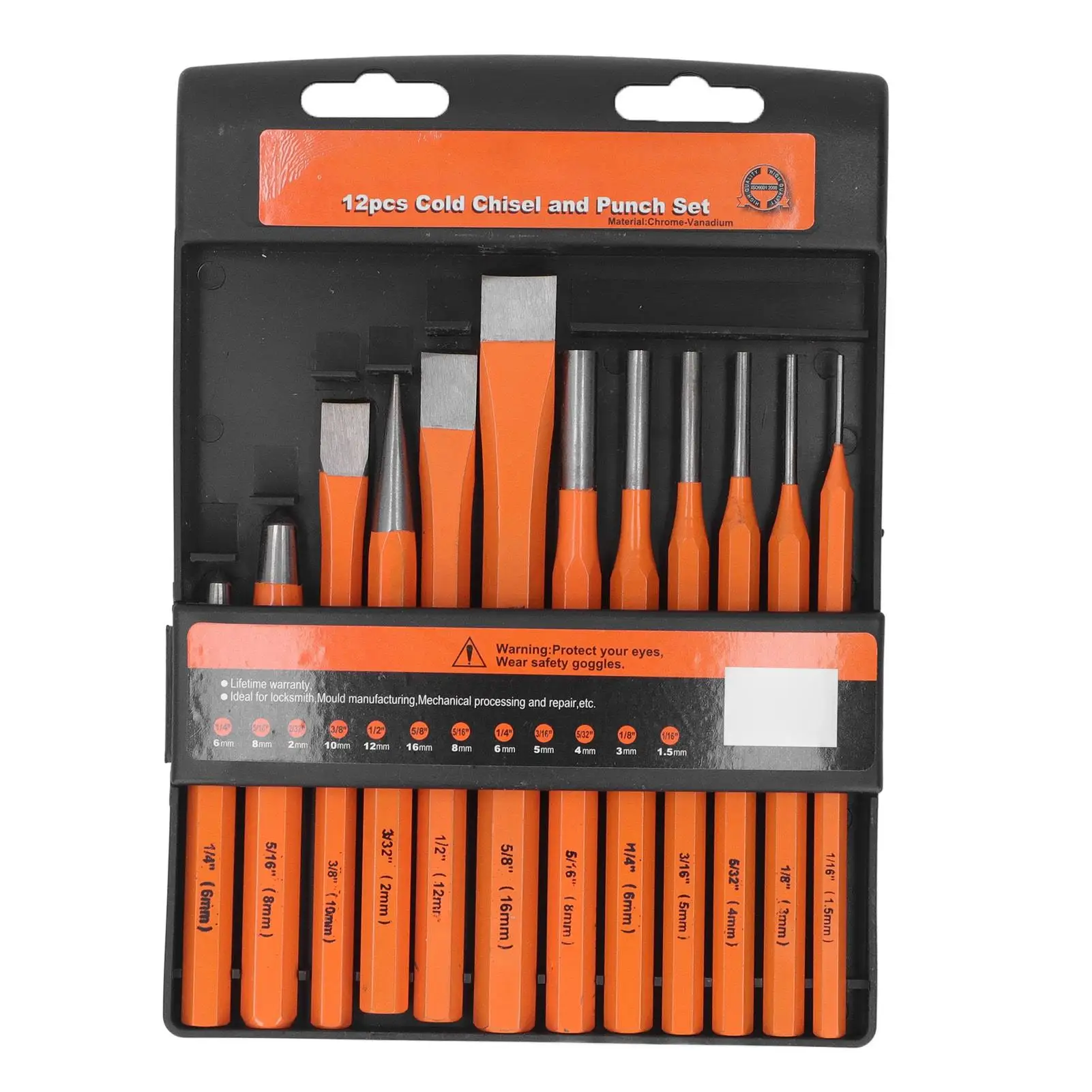 

Ergonomic Handle Roll Pin Punch and Chisel Set for Precision for stone Processing Heat Treated Tools