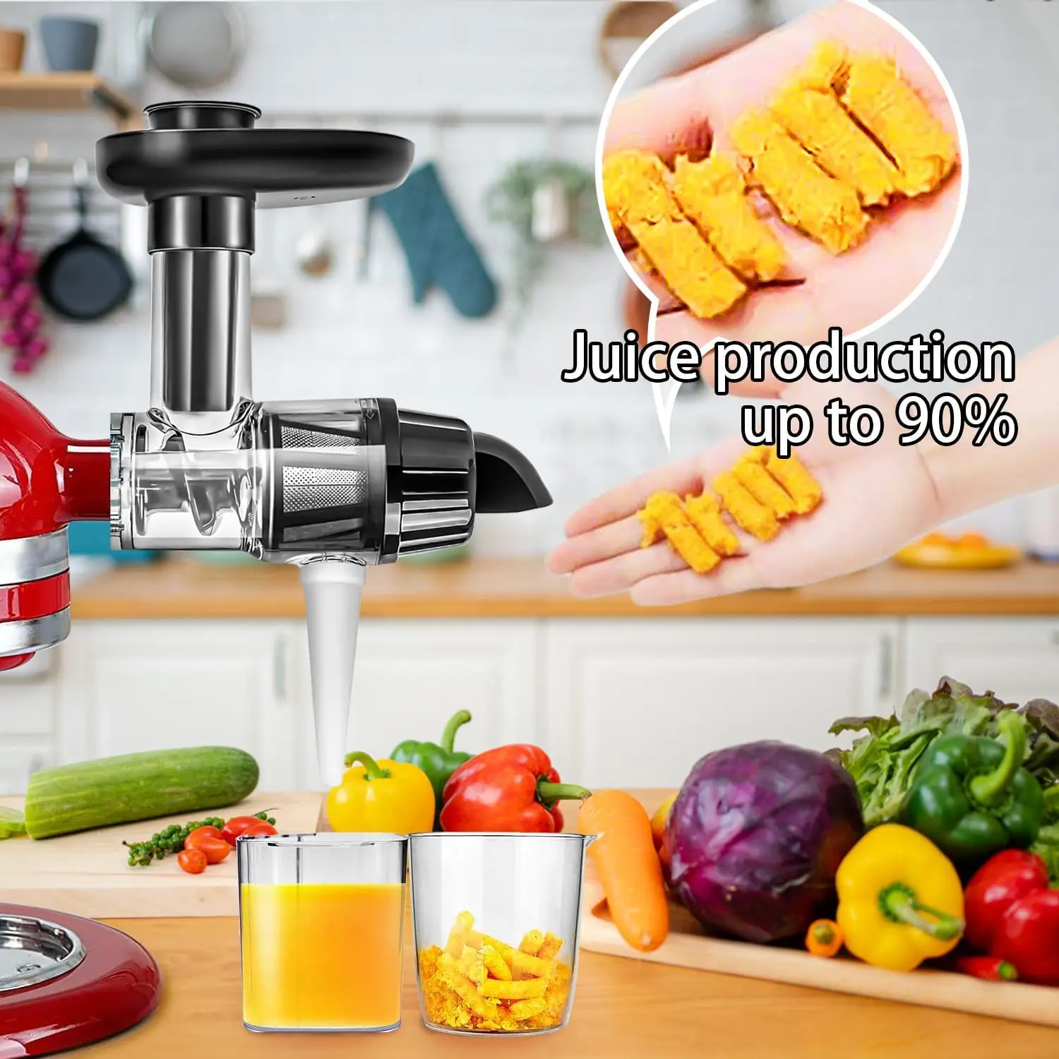 Masticating  Juicer Attachment for KitchenAid All Models Stand Mixers