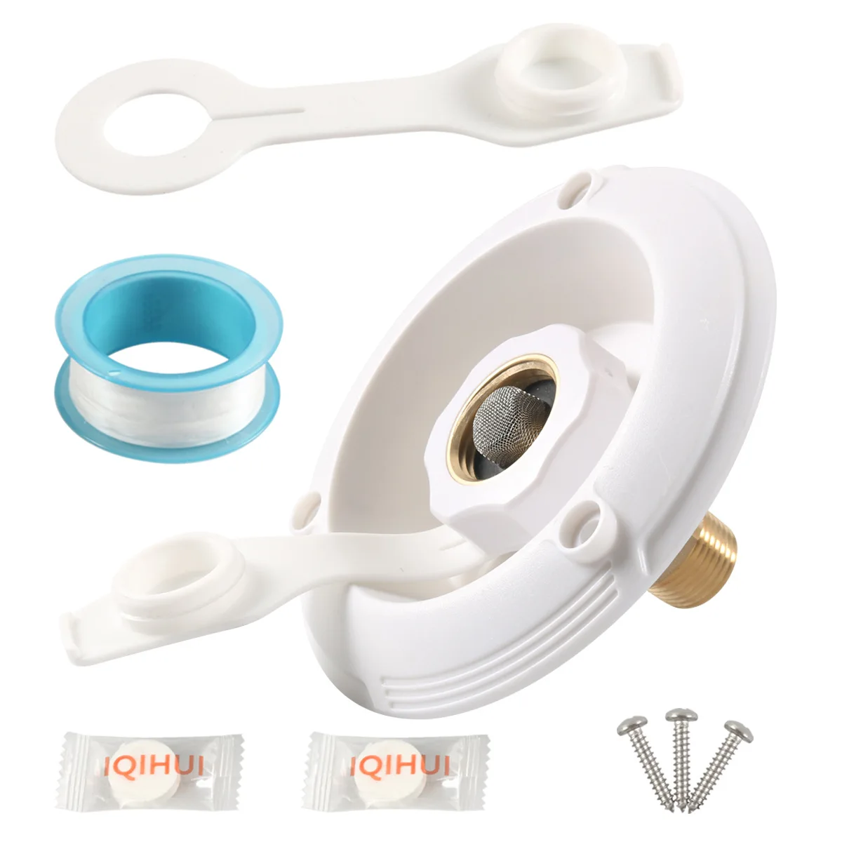 Yacht RV Accessories Inlet RV Water Inlet One-way Water Valve Water Injection Port RV Supplies