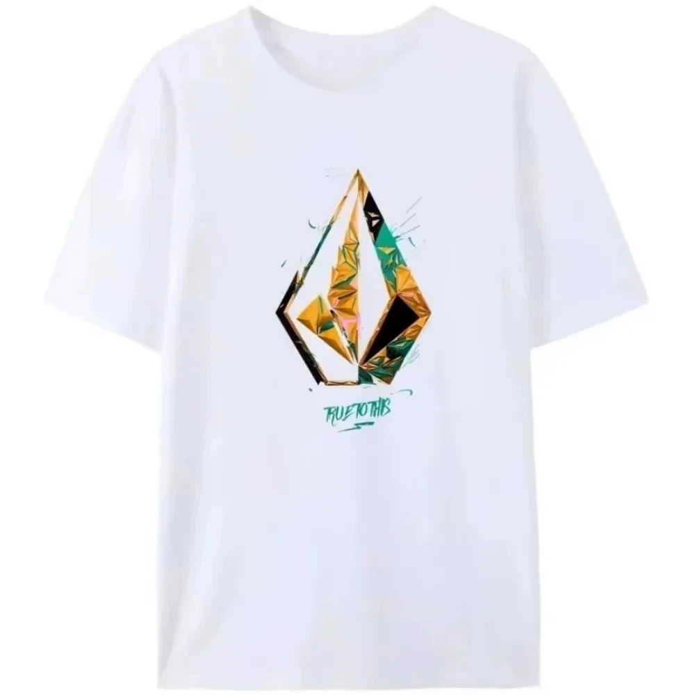 Hot 2026 New Volcom Men Women Cotton T-shirt Luxury Brand Fashion Big Size Top Casual Short Sleeve Graphic T Shirts Harajuku