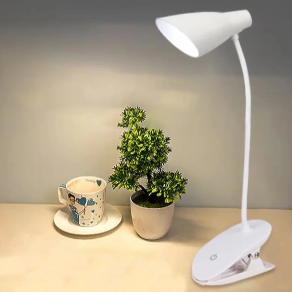 Clip-on opvouwbare touchscreen oogbescherming leeslamp Verstelbare LED-bureaulamp USB-aangedreven licht Clip-on bureaulamp