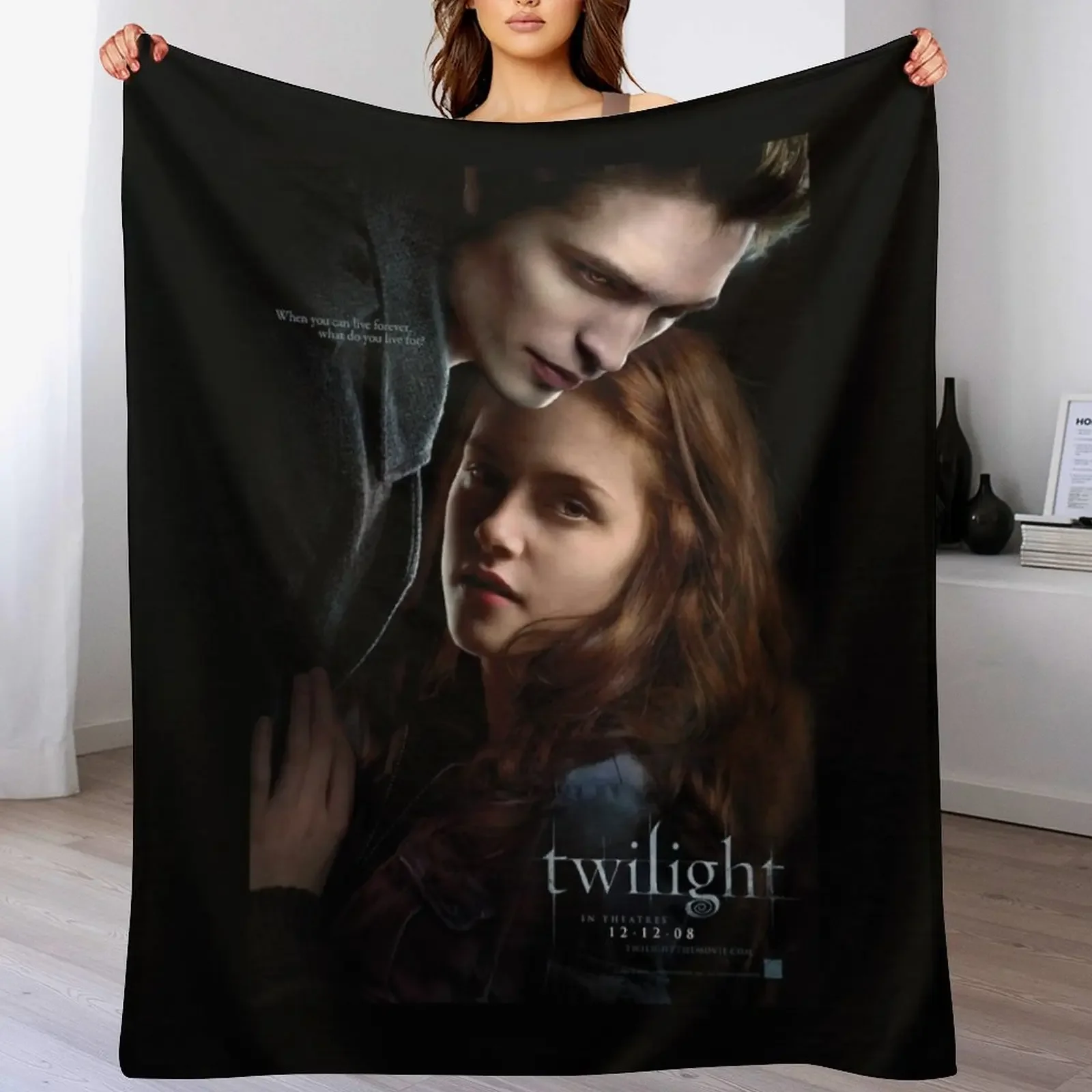 

Twilight Throw Blanket Luxury Designer Stuffeds Quilt Soft Plaid Blankets