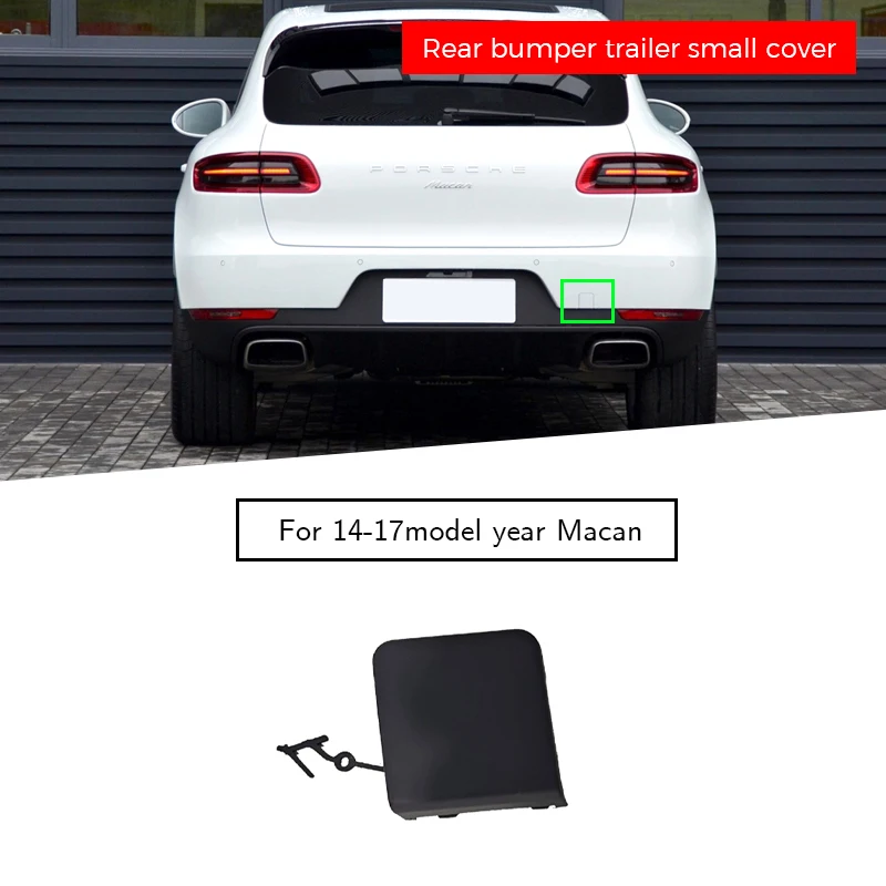 95B807500 rear bumper towing hood cap for porsche macan 95B.1 2014-2017