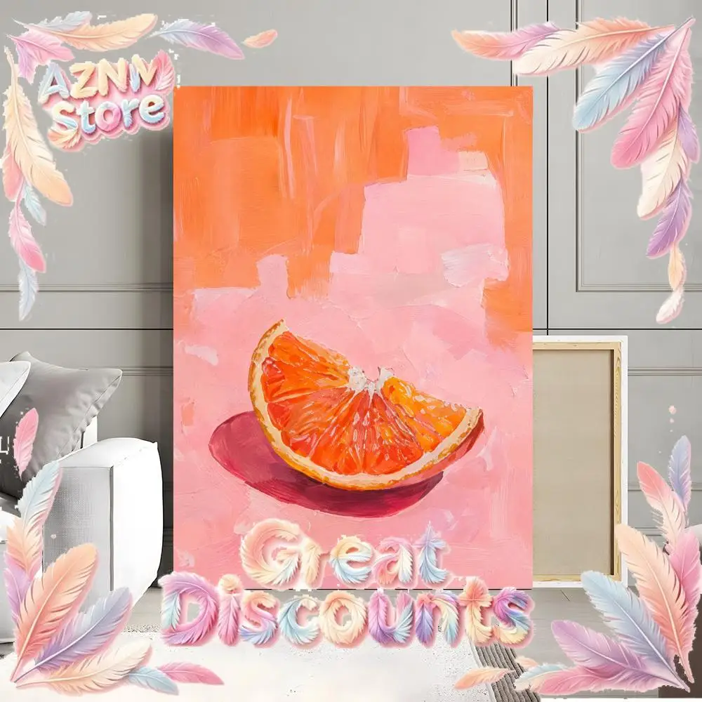 2026 Dining Fruit  Avocado Tomato Coffee Painting Calligraphy Wall Art HD Canvas  Painting Posters Prints Home Bedroom  Decor