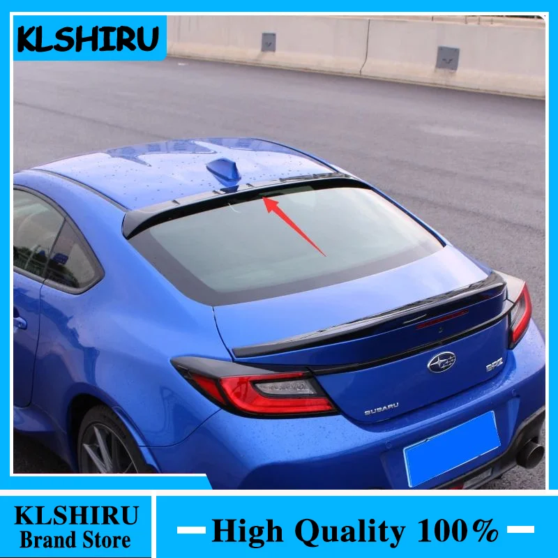 REAR WING TRUNK LIP SPOILERS For TOYOTA ZA86 GR86 For Subaru BRZ 2021+ ABS GLOSSY BLACK Roof Spoiler