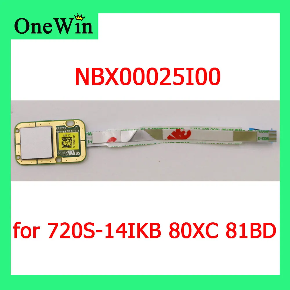 

NBX00025I00 FP Module C W/Cable SR for 720S-14IKB 80XC 81BD Ideapad Original Brand New Laptop Fingerprint FRU PN 5C50N79837