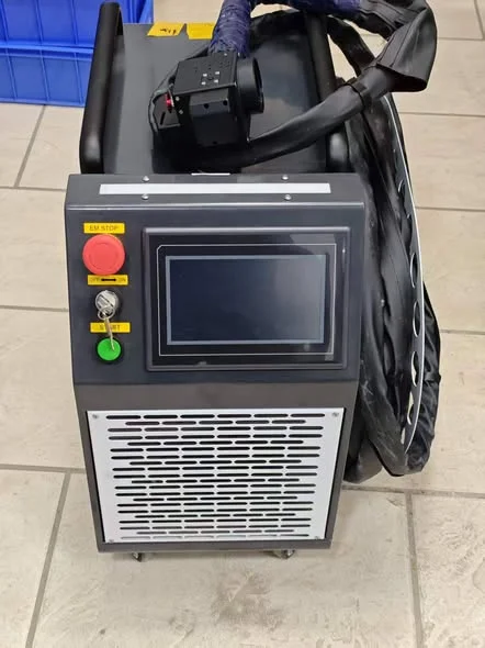Pulse Laser Cleaning Machine 300W Fiber Type Portable Laser Cleaner for Oxide Paint Rust Removal Two Year Warranty