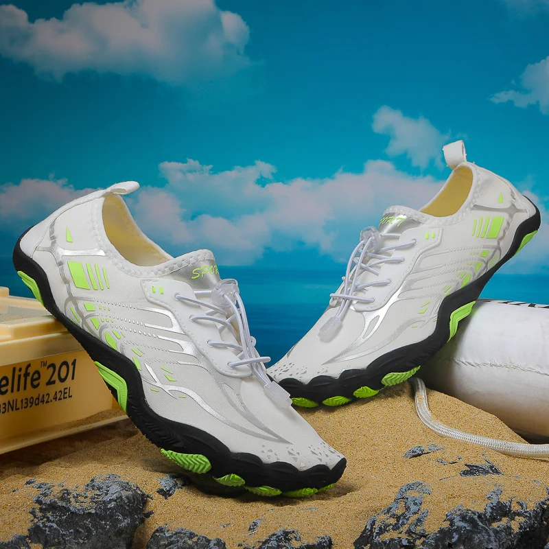 Summer Men's Wide Minimalist Barefoot Breathable Mesh Men Wide-toed Shoes Flats Soft Zero Drop Sole Wider Toe Sneakes Plus Size
