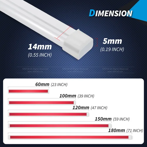 Imagen 2 del producto Blanco ámbar que fluye 120cm 150cm 180cm 200cm 220cm tira de luz de capó de coche diurna Flexible DRL con luces de señal de giro 12V