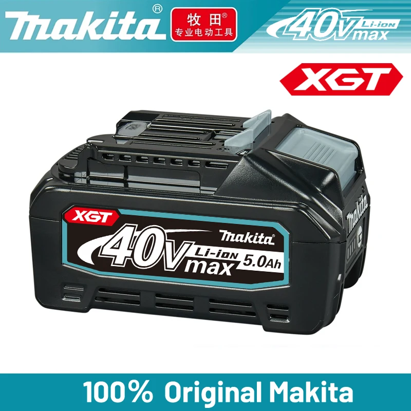 Batterie Makita 40V, batterie au lithium rechargeable 5,0Ah, Makita, BL4040, BL4025, BL4050, chargeur 40V DC40RA batterie d'outil Max XGT