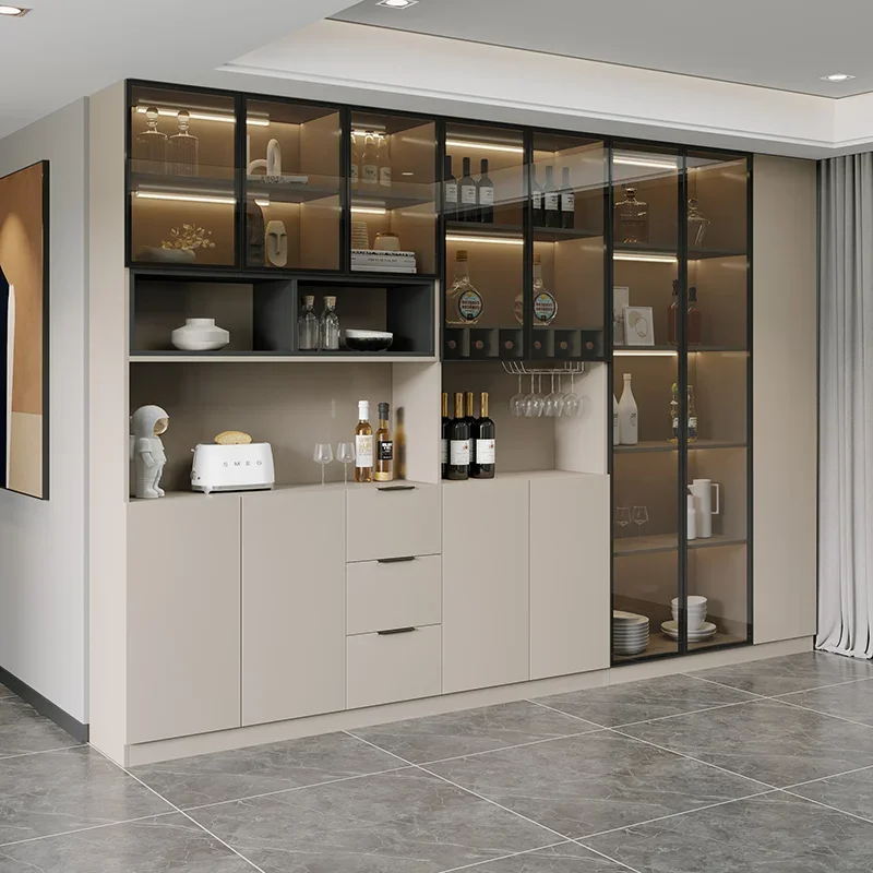 Modern Simple and Light Luxury Living Room Storage Cabinet Kitchen Cupboard Cupboard Home