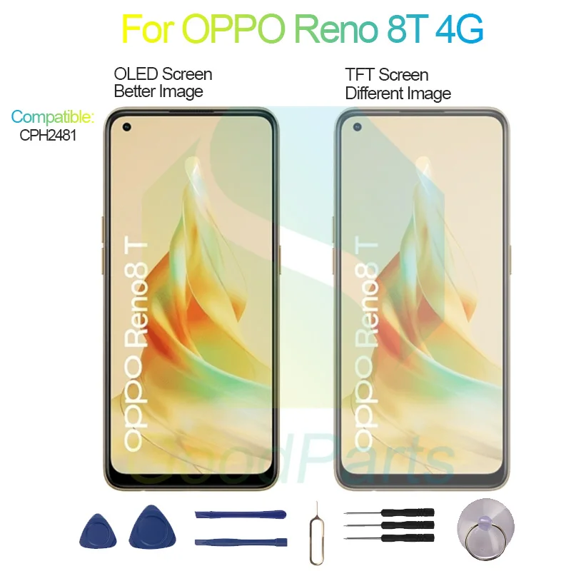 Picture 4: For OPPO Reno 8T 4G LCD Display Screen 6.4