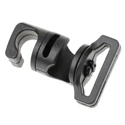 Black Outdoor Camping Awning Tent Tarp Crossover Buckle Mounting Clamp Clip