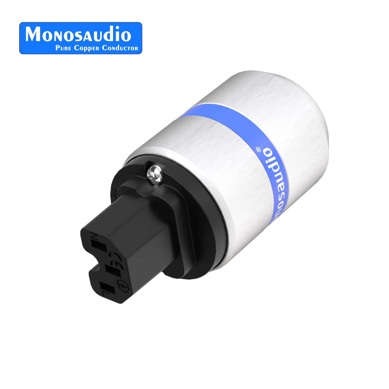 โมโนออดิโอ M106R/F106R 99.998% ชุบโรเดียมบริสุทธิ์ปลั๊กรุ่น HIFI US หัวเชื่อมต่อ IEC320 IEC