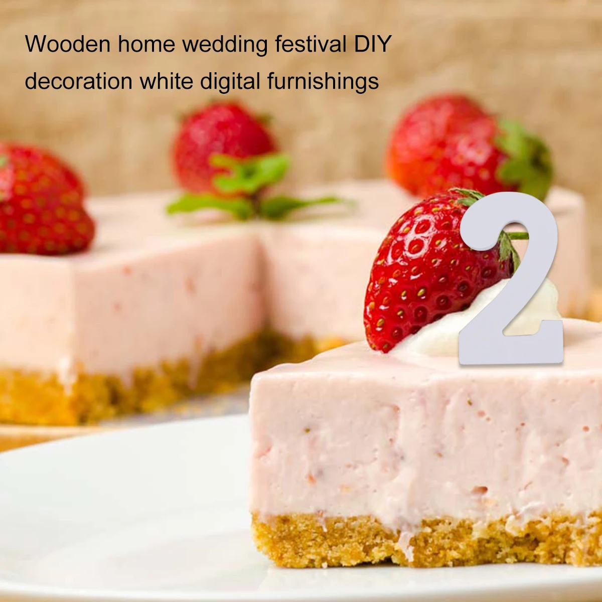 

DIY Wooden Wedding Table Sign 8cm Ideal for Birthday Wedding Party Table Decoration Seat Cards Photo Props