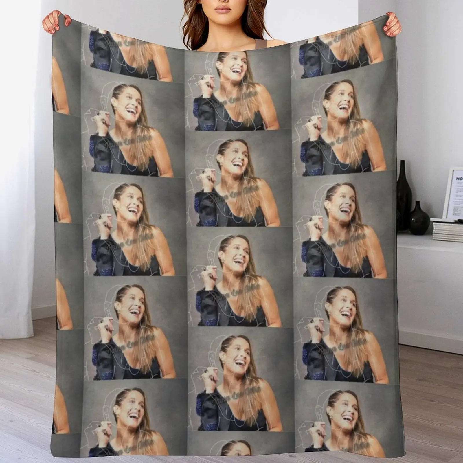 Jaina Lee Ortiz Station 19 Throw Blanket Luxury Brand Blankets Sofas Of Decoration for sofa Luxury Blankets