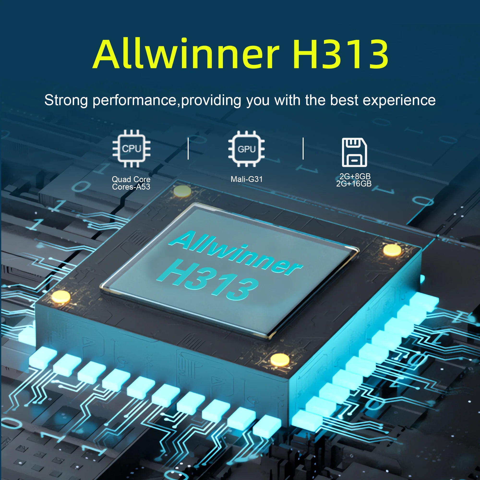 مورتال أندرويد 14.0 جهاز استقبال للتليفزيون الذكي Q2S Allwinner H313 Wifi6 BT5.X صوت عن بعد 4K HDR10 2G16G Netflix فك تشفير Android Mini Box