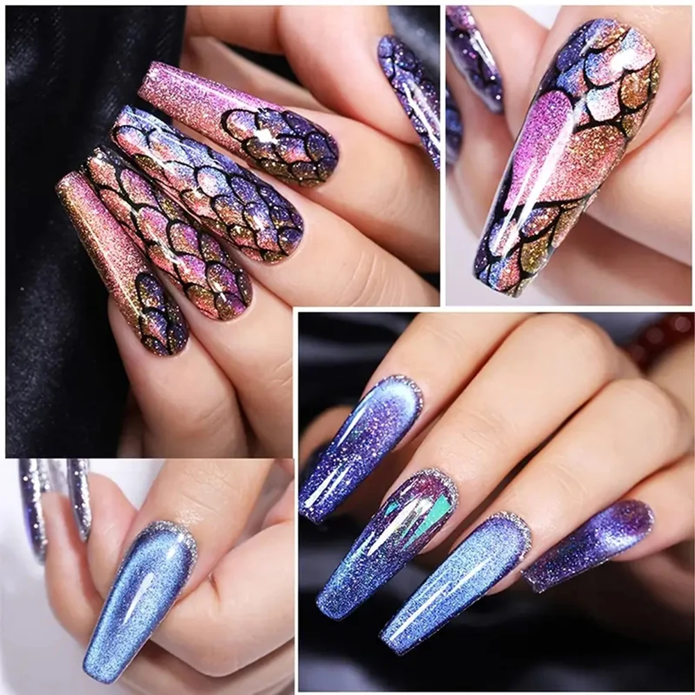 Mini Portable Nail Art Steel Ball Magnetic Pen Stylish Cat Eyes Gel Nails Polish Tool For DIY Nail Art