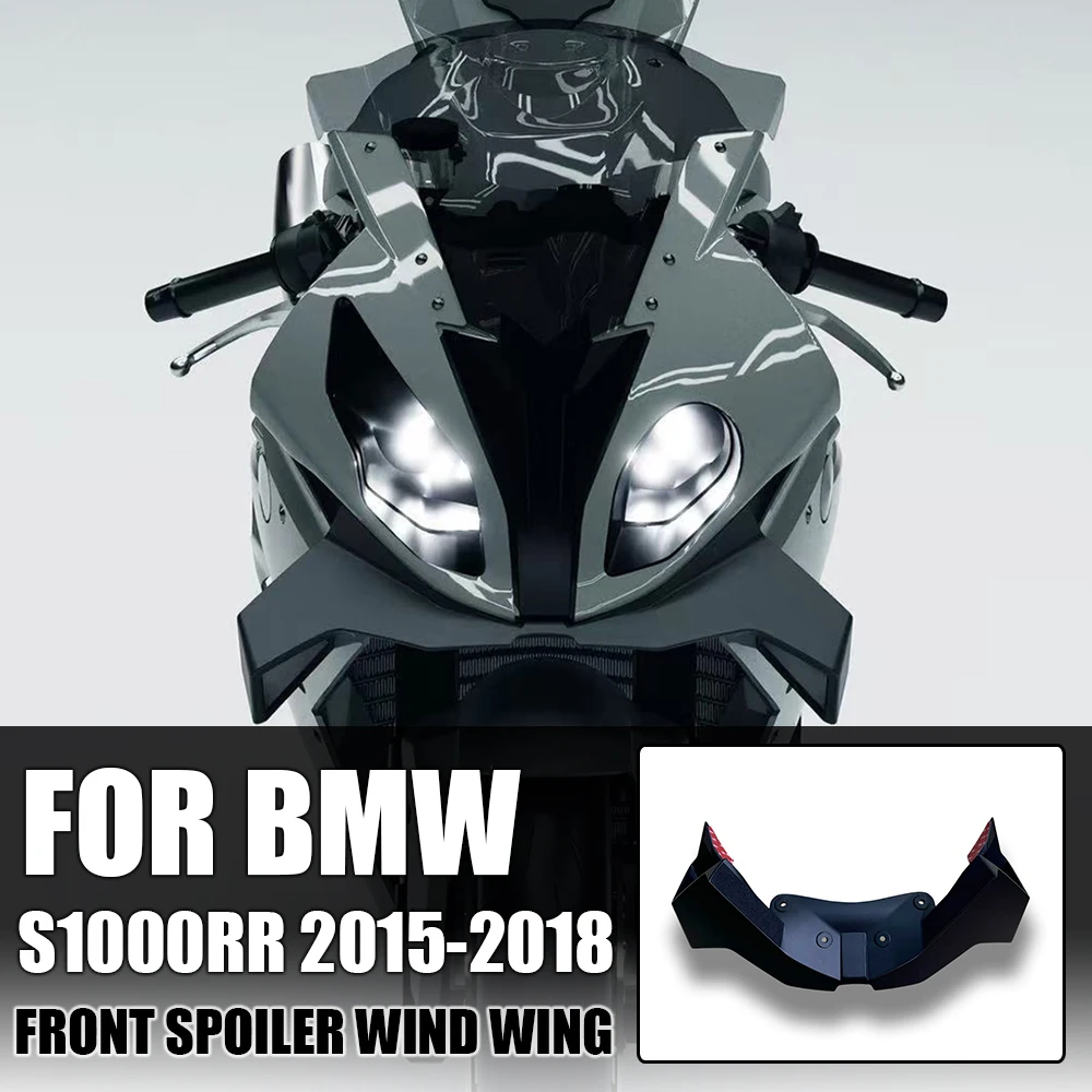 

For S1000RR 2015-2018 Motorcycle Downforce Winglet Aerodynamic Wing Front Spoiler Kit S1000RR 2018 New Accessories Front Spoiler