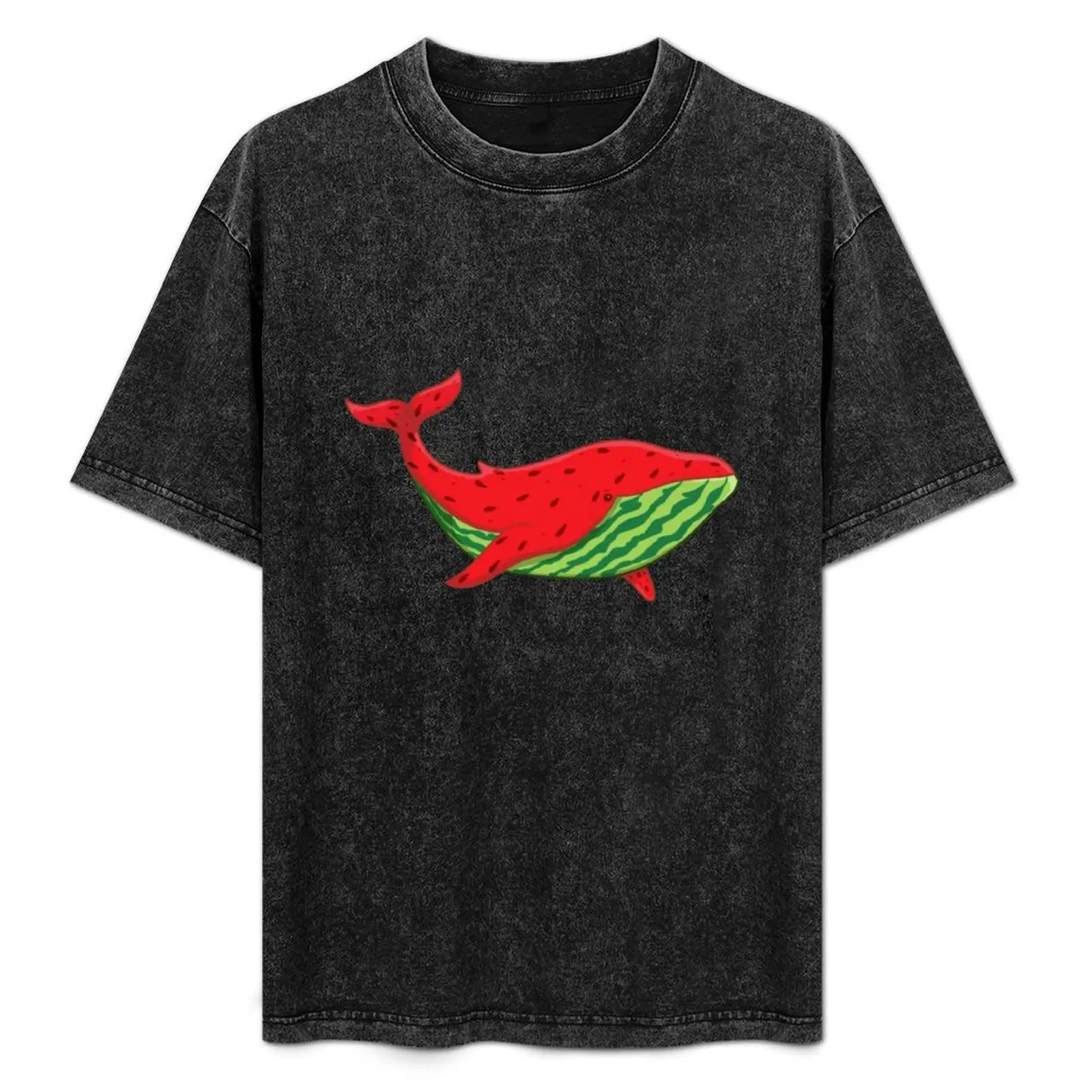 

Watermelon Whale T-Shirt blacks for a boy t shirts men